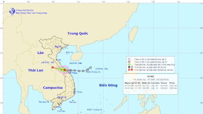 Áp thấp nhiệt đới gây gió giật mạnh ở các tỉnh miền Trung Ảnh 2