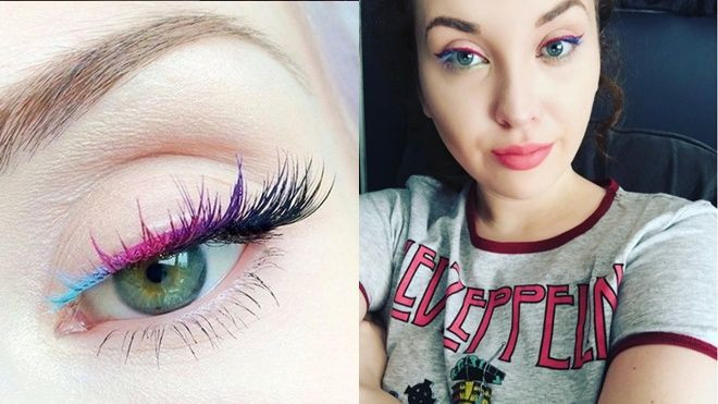 Lông mi bảy sắc cầu vồng, bạn có dám thử? Ảnh 2