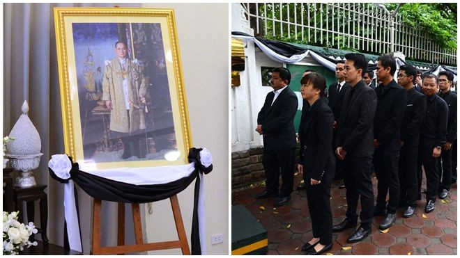 Đoàn người xếp hàng viếng nhà vua Thái Lan tại Hà Nội Ảnh 2