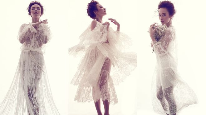 Angela Phương Trinh quyến rũ với váy ren mỏng manh của Đỗ Mạnh Cường Ảnh 2