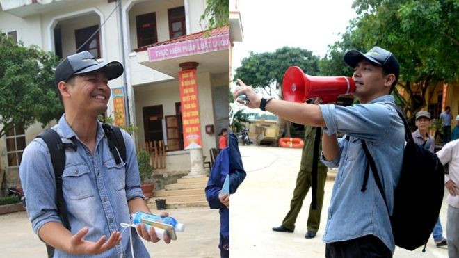 Tạm gác việc giỗ bố, MC Phan Anh vội đến sẻ chia với bà con vùng lũ Quảng Bình Ảnh 2