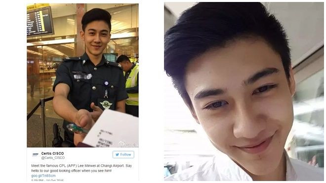 Đổ xô đến Singapore vì chàng nhân viên an ninh sân bay quá đẹp trai Ảnh 2