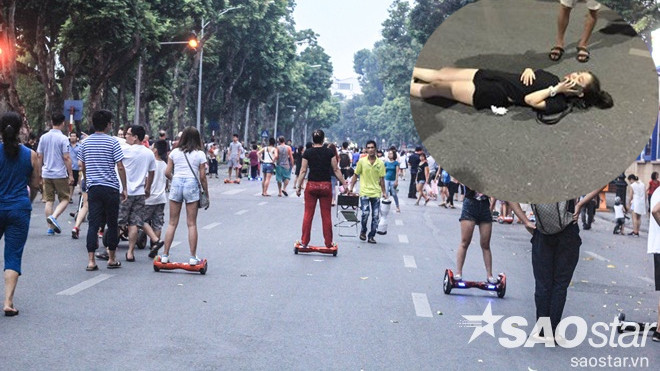 Ngoài chó không rọ mõm - phố đi bộ còn có hung thần mang tên 'xe điện cân bằng' Ảnh 2