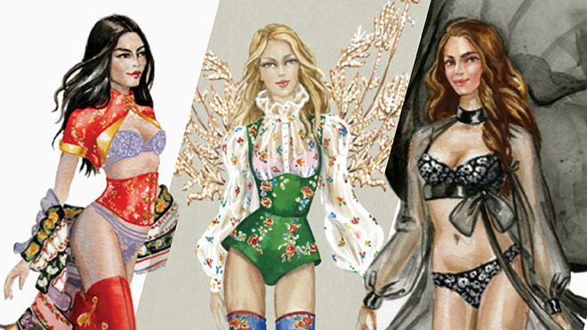 Victoria’s Secret 'nhá hàng' 3 bản phác thảo cực đẹp cho show diễn 2016 tại Paris Ảnh 2