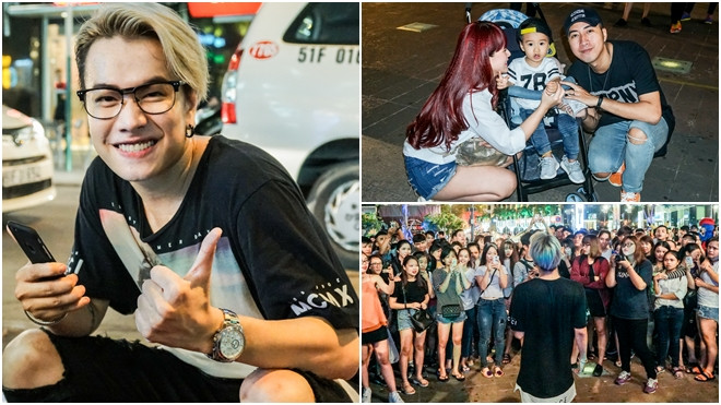 Lou Hoàng làm náo loạn phố đi bộ khi chấp nhận thử thách 'độc - lạ' của thầy OnlyC Ảnh 2