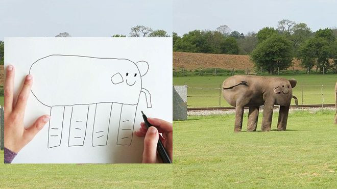 Ông bố có tâm nhất thế giới, quyết biến các nét vẽ ngây ngô của con trai thành hiện thực Ảnh 2
