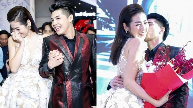 Noo Phước Thịnh tình tứ hôn Dương Tú Anh giữa sự kiện Ảnh 2