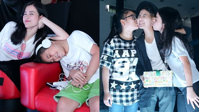 Team Vũ Cát Tường 'hội tụ' 4 thành viên, Đông Nhi 'vừa giỡn vừa chăm' Nhật Minh Ảnh 2