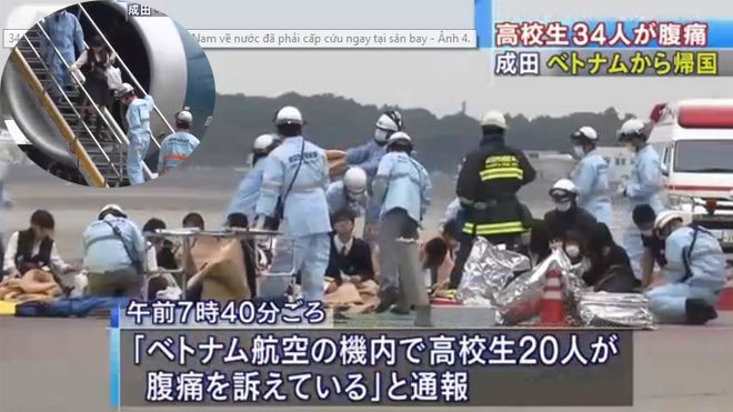 Bay từ Việt Nam về nước, 34 học sinh Nhật Bản bị ngộ độc thực phẩm Ảnh 2