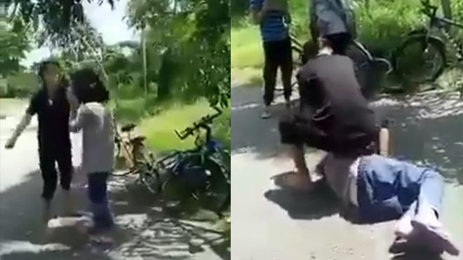 Phẫn nộ clip nữ sinh đánh bạn dã man, bắt quỳ xuống liếm chân mới 'tha chết' Ảnh 2
