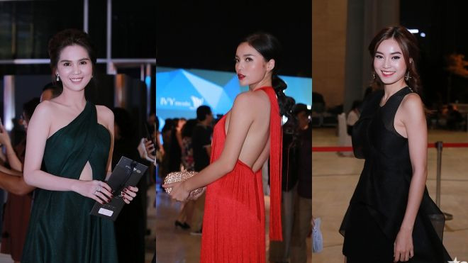 Dàn mỹ nhân Việt lộng lẫy khoe dáng, đọ sắc trên thảm đỏ show diễn thời trang Ảnh 2