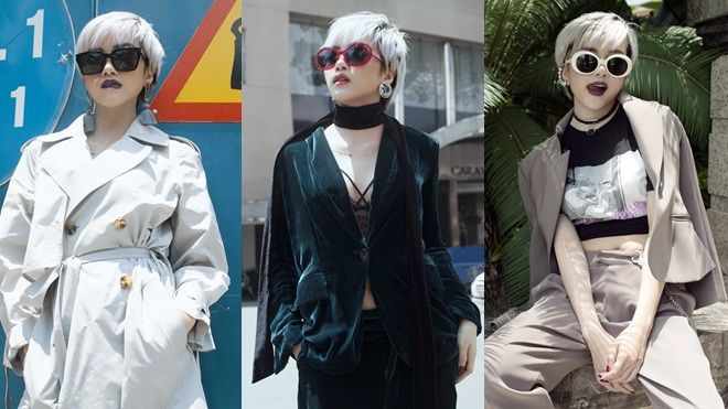 Thiều Bảo Trâm chất lừ cá tính trong trang phục của Đặng Hải Yến Ảnh 2