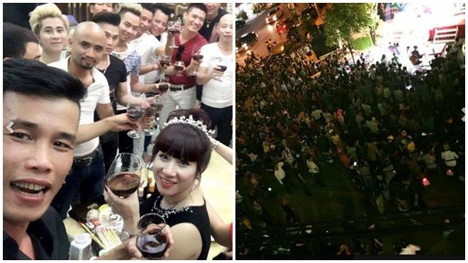 Hơn 50 nghệ sĩ đến tham dự sinh nhật đại gia Thái Bình khiến đường phố tắc nghẽn Ảnh 2