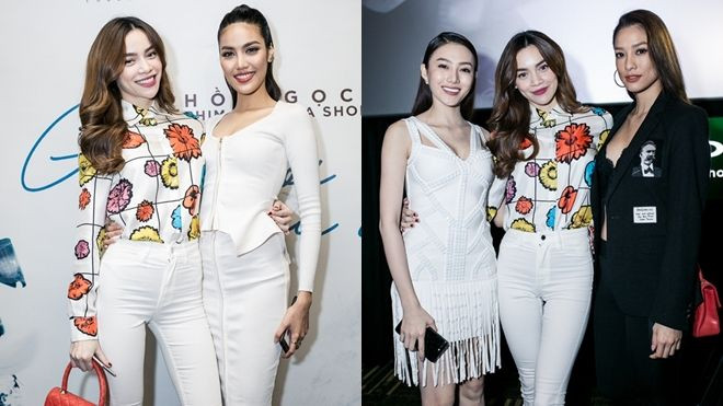 Hà Hồ tươi tắn tái ngộ Lan Khuê và trò cưng The Face ngày ra mắt phim ca nhạc Ảnh 2