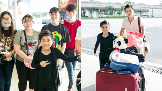 Hậu The Voice Kids 2016, fan ra sân bay tiễn Nhật Minh trở về nhà Ảnh 2