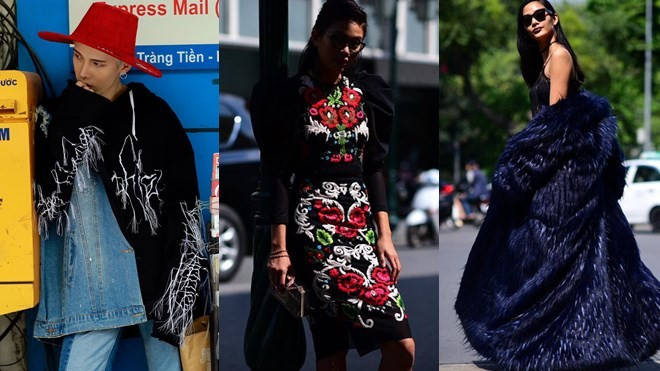 Áo choàng dài, chất liệu lông - lưới 'lấn át' loạt street style VIFW ngày 3 Ảnh 2