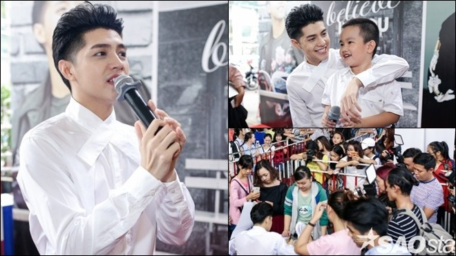 Xem cách Noo Phước Thịnh trả lời việc fan phải mua đĩa 1 triệu mới được chụp hình cùng Ảnh 2