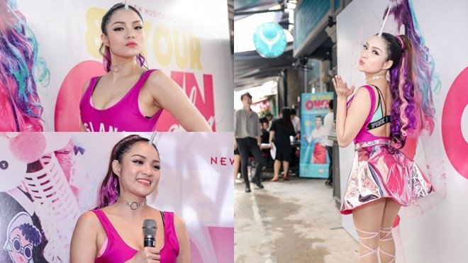 Thủy Top 'mọc sừng', diện đồ cực cá tính ra mắt MV 'quái' nhất sự nghiệp Ảnh 2