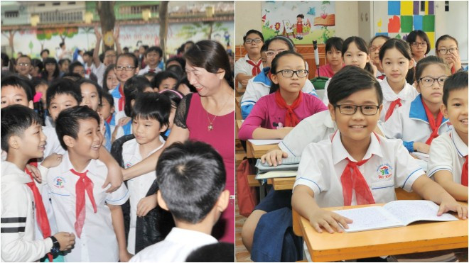 Nhật Minh trở lại trường lớp trong vòng tay yêu thương của thầy cô và bạn bè Ảnh 2