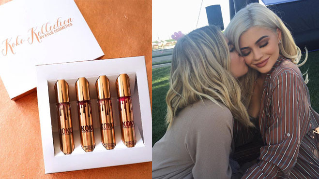 Thừa thắng xông lên, chị em 'thị phi' Kylie Jenner hợp tác tung dòng son mới long lanh Ảnh 2