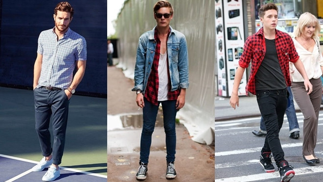 5 bí quyết giúp diện áo sơ mi kẻ phong cách cho chàng trai Thu-Đông Ảnh 2