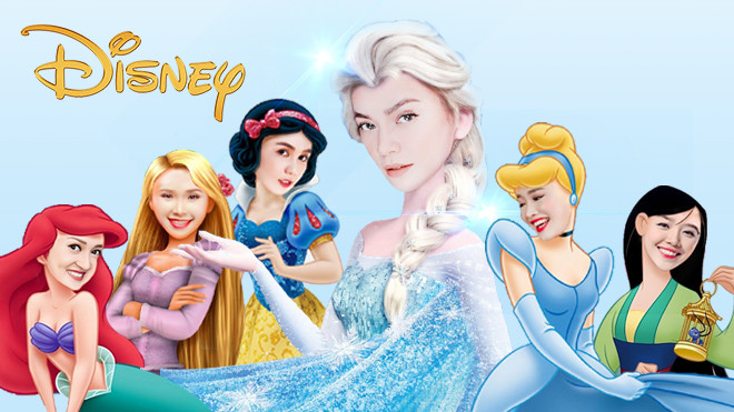 Khi mỹ nhân Vbiz là bản sao hoàn hảo của những nàng công chúa Disney! Ảnh 2