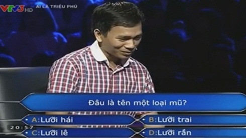 Cạn lời với nam thanh niên thi Ai là triệu phú không biết mũ lưỡi trai là cái gì Ảnh 2