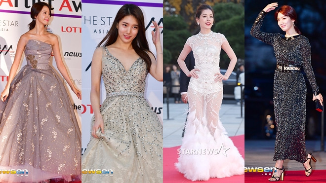 Thảm đỏ Asia Artist Awards: Yoona, Suzy, Chi Pu đọ style công chúa, Park Shin Hye bị chê diện đồ 'bà cô' Ảnh 2