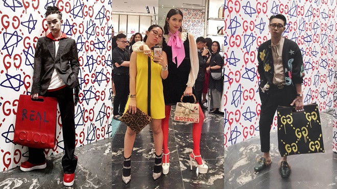 HLV The Face cùng các stylist Việt khoe style sang chảnh tại GucciGhost Event Ảnh 2
