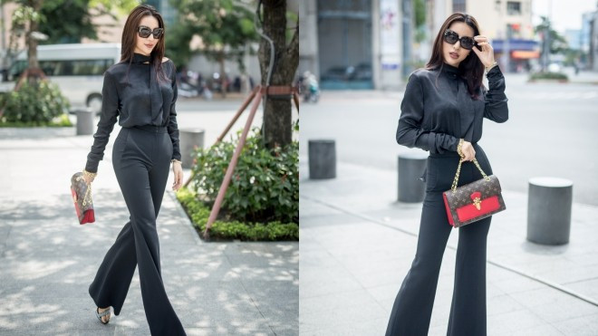 Siêu mẫu Khả Trang tự tin khoe eo thon, chân dài 1m19 trước khi lên đường thi Hoa hậu Siêu quốc gia Ảnh 2