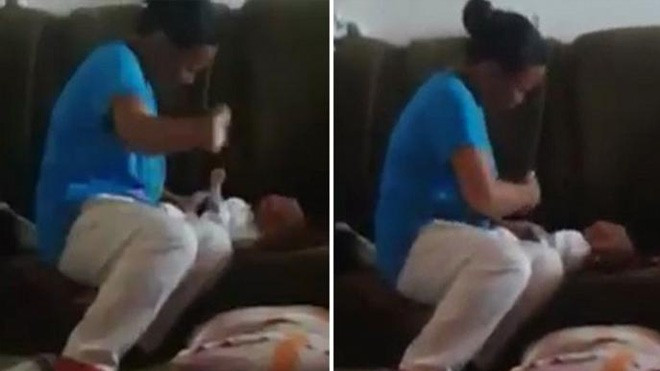 Phẫn nộ với cảnh một phụ nữ lạnh lùng tát bé sơ sinh trong suốt 1 phút Ảnh 2