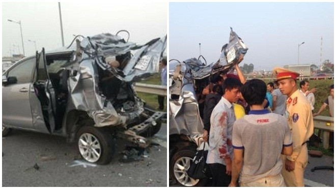 Vụ tai nạn thảm khốc cao tốc Hà Nội - Thái Nguyên: Ôtô chạy lùi? Ảnh 2