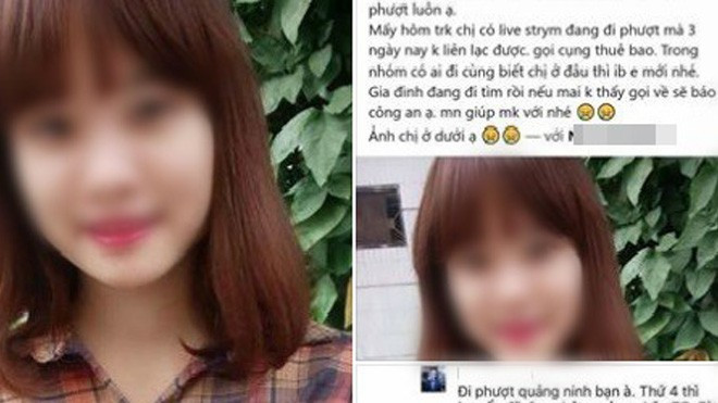 Cô gái đi phượt cùng người lạ mất liên lạc với gia đình Ảnh 2