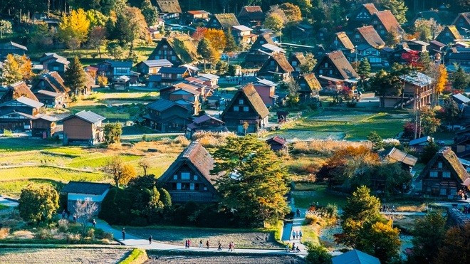 Ngôi làng đẹp như cổ tích ở Nhật Bản Ảnh 2