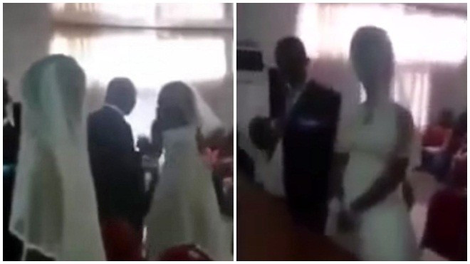 2 cô dâu cùng xuất hiện tại 1 đám cưới, chú rể bị vạch trần là kẻ bắt cá 2 tay Ảnh 2