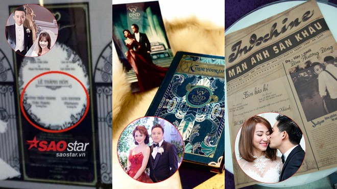 Đoán phong cách sao Việt qua tấm thiệp cưới độc - lạ Ảnh 2