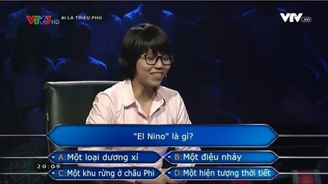 Từ khóa 'El Nino là gì' trở nên siêu hot sau phần thi của 'Thánh nhọ Ai là triệu phú' Ảnh 2