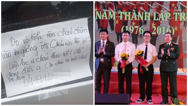 Nam sinh làm vỡ gương ô tô và lời xin lỗi gây sốt: 'Bố mẹ mình khen thì ít mà chê thì nhiều!' Ảnh 2