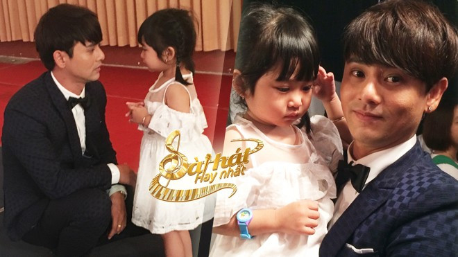 Con gái Ưng Đại Vệ bật khóc, ôm chặt lấy bố trước lúc lên sân khấu Bài Hát Hay Nhất Ảnh 2