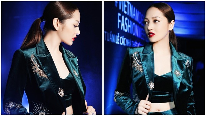 Bảo Anh 'chất lừ' với hot trend cuối 2016 xuất hiện tại tuần lễ nhà thiết kế thời trang Ảnh 2