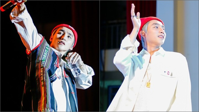 Sơn Tùng diện áo dân tộc đi catwalk, lần đầu trổ tài chơi đàn T'Rưng Ảnh 2