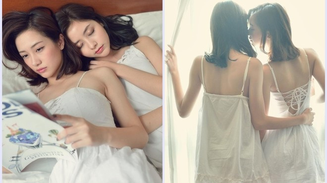 Ngất ngây với bộ ảnh 'tình tứ' của 'Cô bé trà sữa' Jun Vũ và hotgirl Thái Lan Ảnh 2