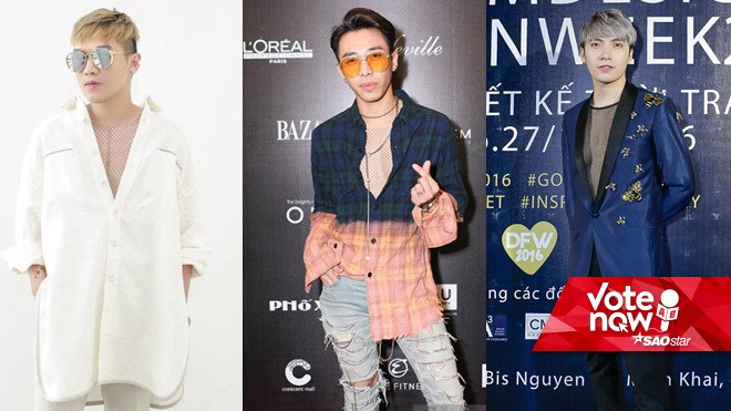 Diện áo lưới như 3 chàng stylist, ai 'về đích' với danh hiệu 'ông hoàng' sexy? Ảnh 2