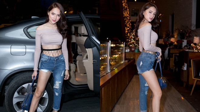 Hương Giang diện quần ống dài ống ngắn 'chặt chém' các thí sinh tại họp báo Ảnh 2