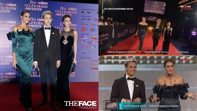 Bộ ba quyền lực The Face Thailand xuất hiện 'sang chảnh' trên thảm đỏ Asian TV Awards Ảnh 2
