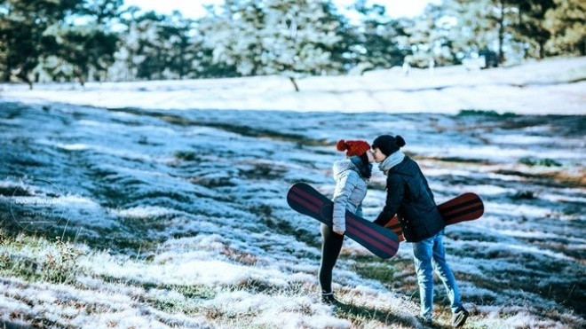 Cánh đồng tuyết đẹp đến ngỡ ngàng ở Đà Lạt Ảnh 2