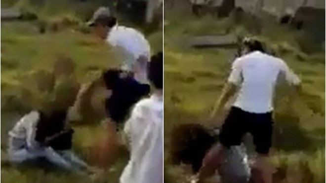 Bất bình trước cảnh nam thanh niên đánh đập tàn nhẫn cô gái trẻ, nhiều người phấn khích cổ vũ Ảnh 2