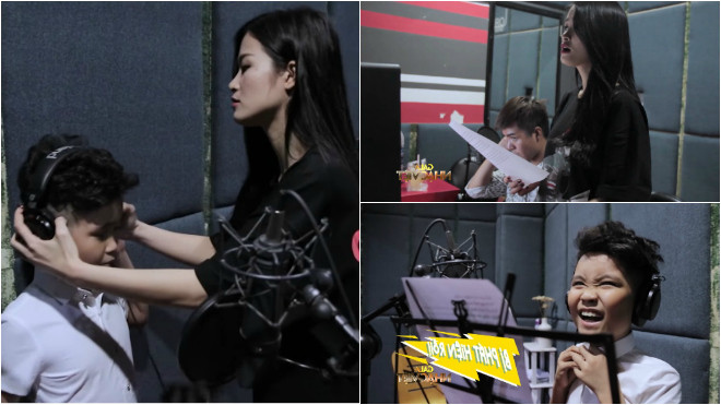 Đông Nhi ân cần chăm sóc trò cưng Nhật Minh thu âm ca khúc Tết Ảnh 2