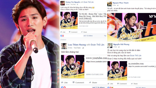 Nhiều nghệ sĩ chúc mừng hotboy 16 tuổi Đoàn Thế Lân với màn 'chào sân' ấn tượng tại Bài hát hay nhất Ảnh 2