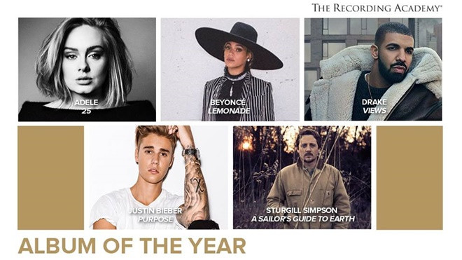 Grammy 2017: Beyoncé thống trị đề cử, 'một mất một còn' với Adele trên mọi mặt trận Ảnh 2